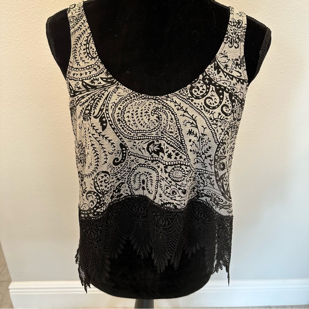 Free People Bohemian Lace Tank Top